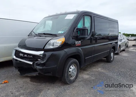 2022 Ram Promaster 1500 Low Roof 136 Wb из США, поврежденный, VIN 3C6LRVAG8NE109419